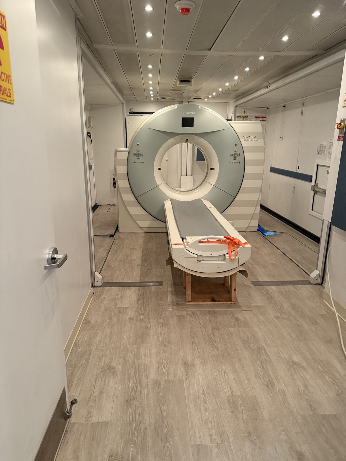 Siemens SOMATOM CT installed in a mobile unit