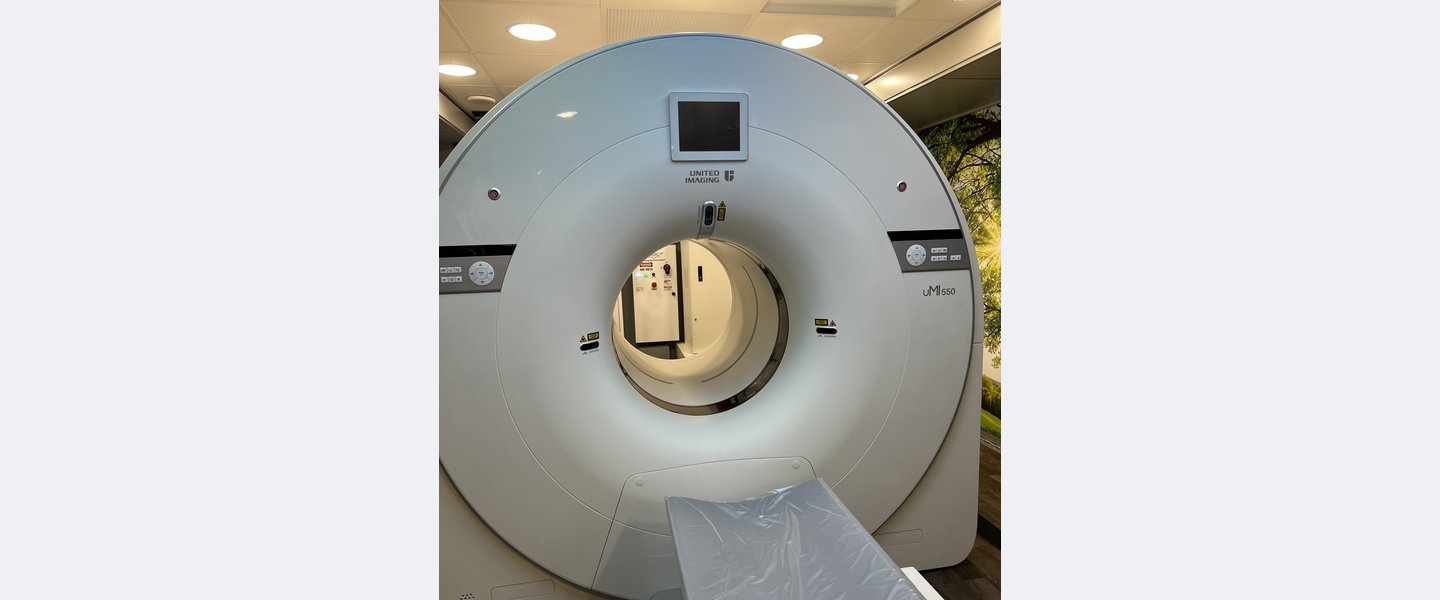 United Imaging uMI 550 PET/CT installed in a mobile trailer